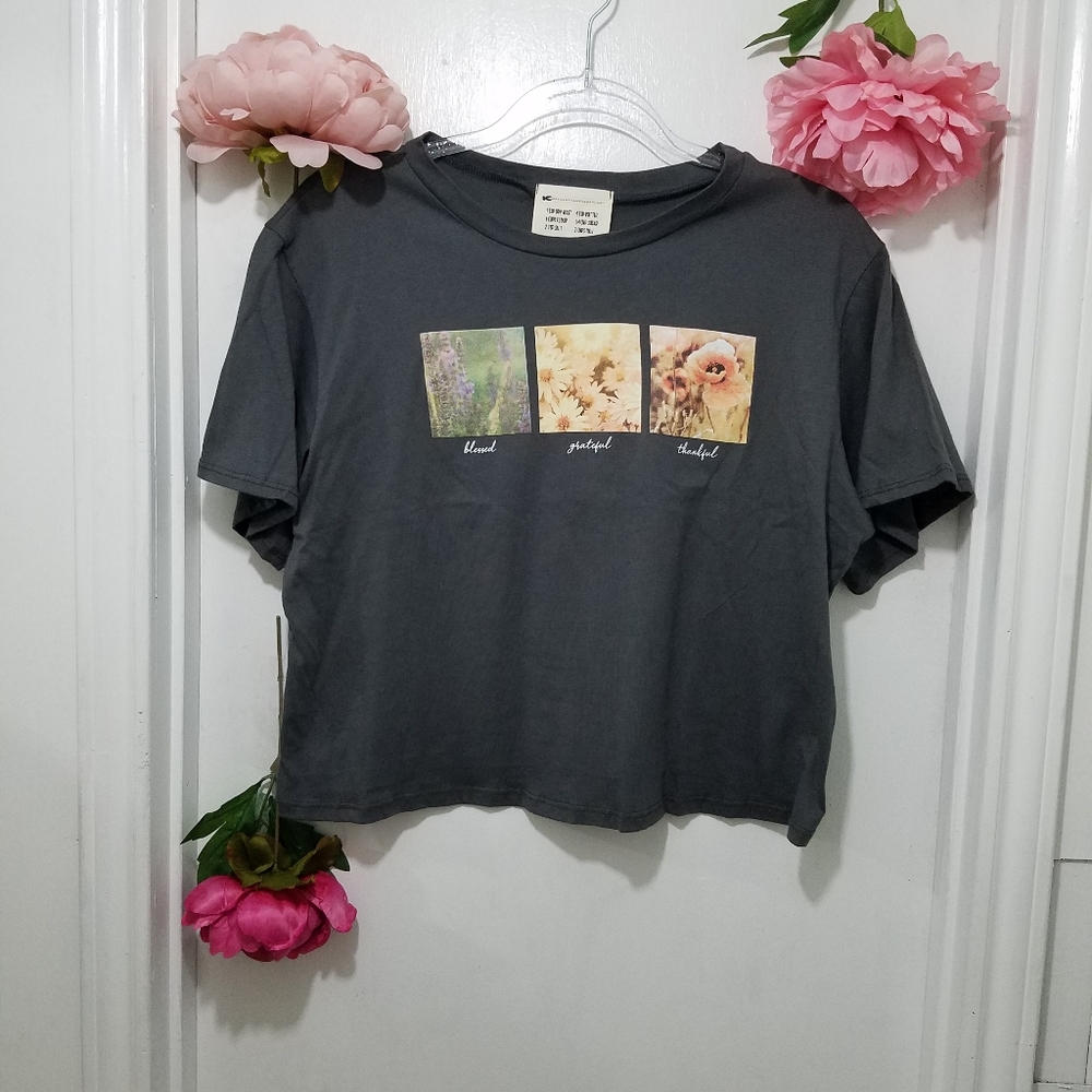 French Pastry Crop Top T-Shirt